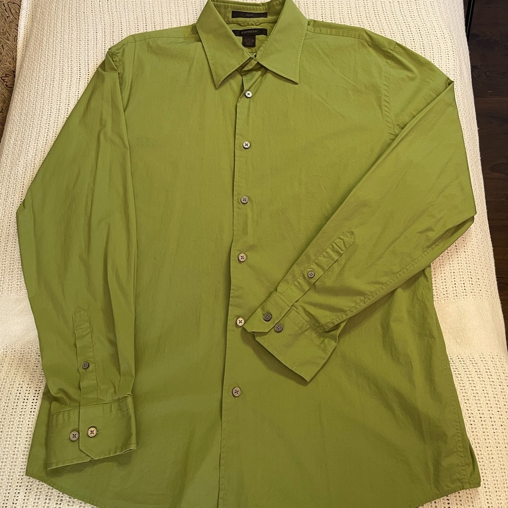 Express Button Down Dress Shirt (Mens)